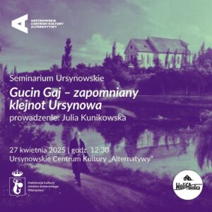 Okładka „Gucin Gaj – zapomniany klejnot Ursynowa”