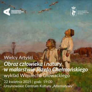 Okładka „Obraz człowieka i natury w malarstwie Józefa Chełmońskiego”