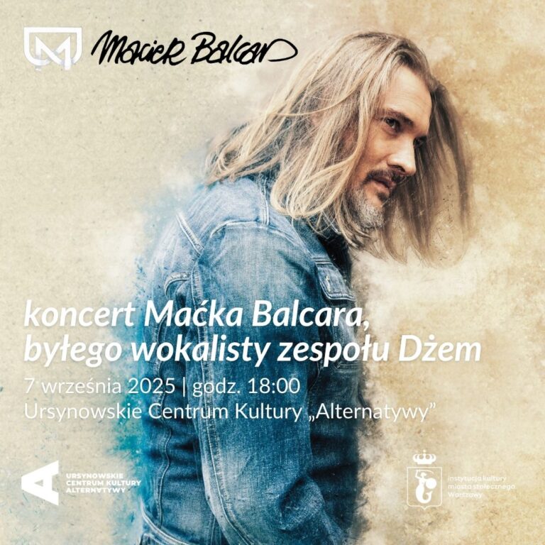 Okładka Maciej Balcar