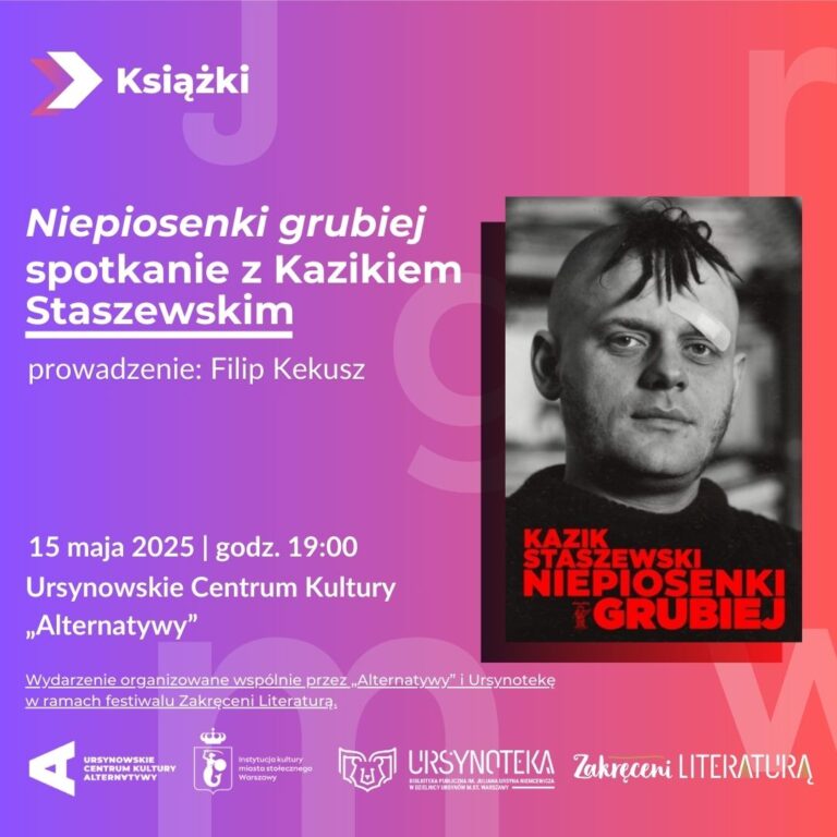 Okładka „Niepiosenki grubiej”