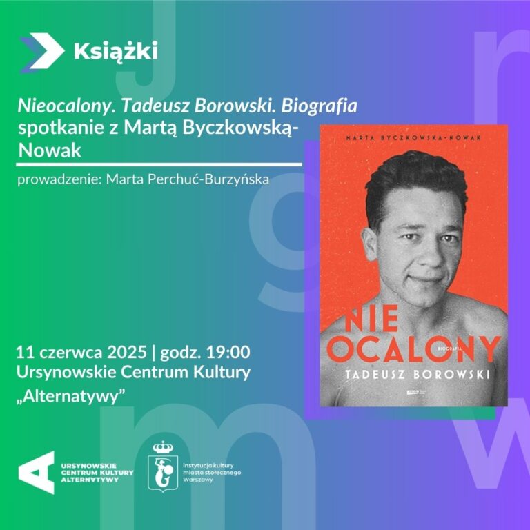 Okładka „Nieocalony. Tadeusz Borowski. Biografia”