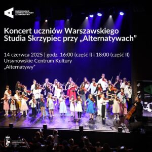 Okładka Koncert uczniów Warszawskiego Studia Skrzypiec przy „Alternatywach”