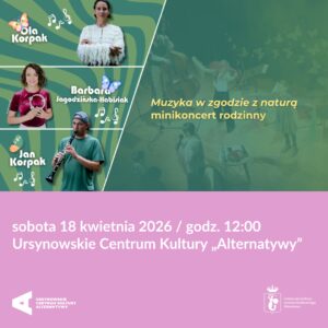 Okładka „Muzyka w zgodzie z naturą”