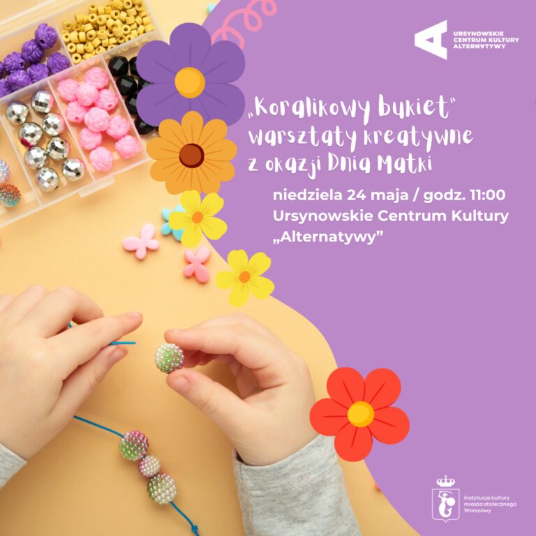 Okładka „Koralikowy bukiet”