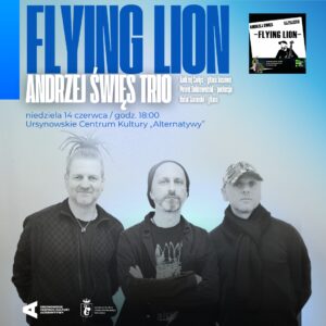 Okładka „Flying Lion”  Adam Święs Trio