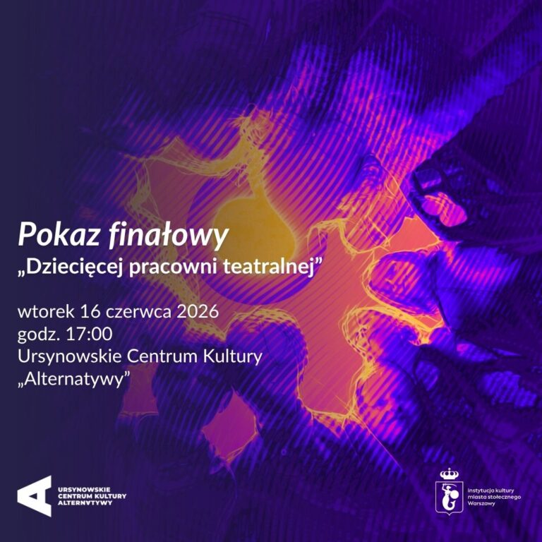 Okładka Pokaz finałowy „Dziecięcej pracowni teatralnej”