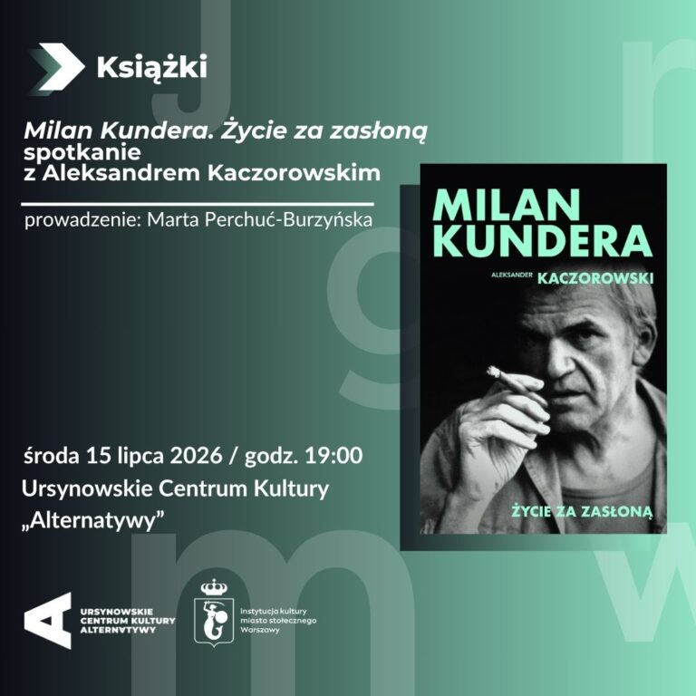 Okładka „Milan Kundera. Życie za zasłoną”