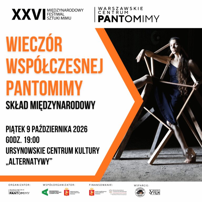 Okładka Wieczór Współczesnej Pantomimy