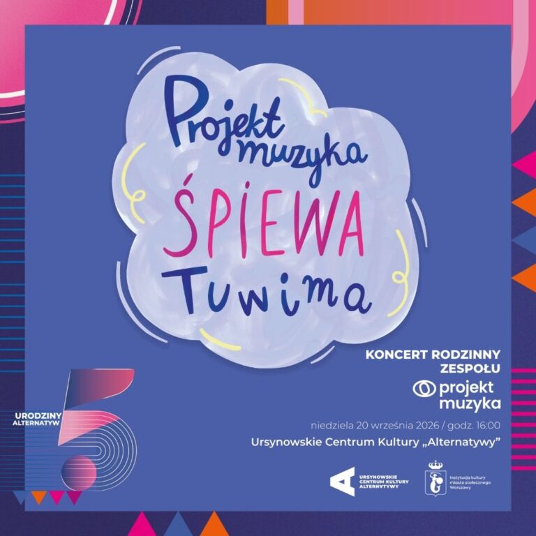 Okładka „Projekt Muzyka śpiewa Tuwima”